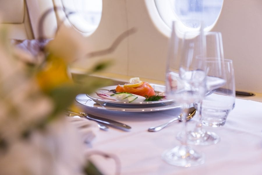 CATERING A VIP AIRCRAFT